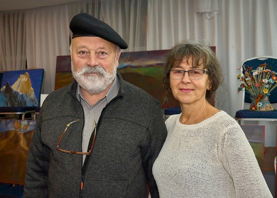 Zdjęcie uczestników pleneru malarstwa